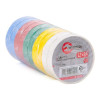 Insulating tape, 17 mm*25 m * 0.15 mm, colored (pack of 10 pcs.) Intertool IT-0029