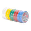 Insulating tape, 17 mm*25 m * 0.15 mm, colored (pack of 10 pcs.) Intertool IT-0029