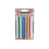 Set of colored mother-of-pearl glue rods 11.2 mm*100 mm, 12 pcs Intertool RT-1029