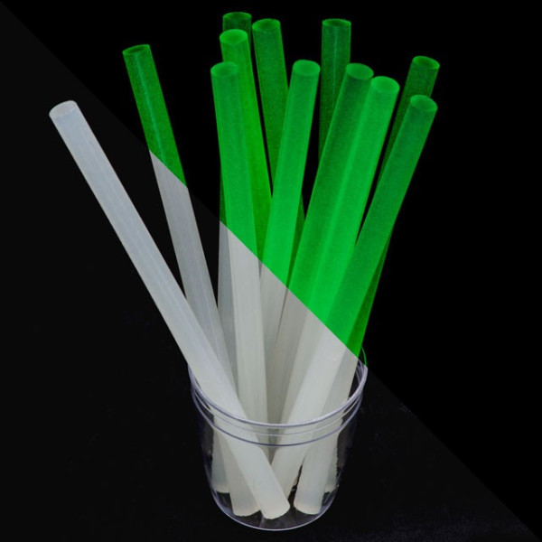 Set of adhesive fluorescent rods 11.2 mm*200 mm, 12 pcs Intertool RT-1038