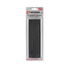 Set of adhesive rods black 11.2 mm * 200 mm, 12 pcs Intertool RT-1023