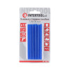 A set of blue adhesive rods 7.4 mm*100 mm, 12 pcs. Intertool RT-1054