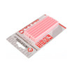 Set of pink adhesive rods 7.4 mm*100 mm, 12 pcs. Intertool RT-1047