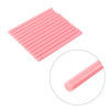 Set of pink adhesive rods 7.4 mm*100 mm, 12 pcs. Intertool RT-1047
