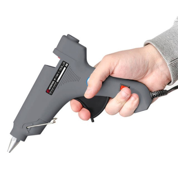 Glue gun 60 W, 230 V, 165-180 °C for rods 10.8-11.5 mm, 8-20 g/min. Intertool RT-1103