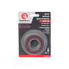 Double-sided adhesive tape AUTO FIX, 9 mm*2 m*1 mm, gray, foamed acrylic, STORM Intertool KT-0827