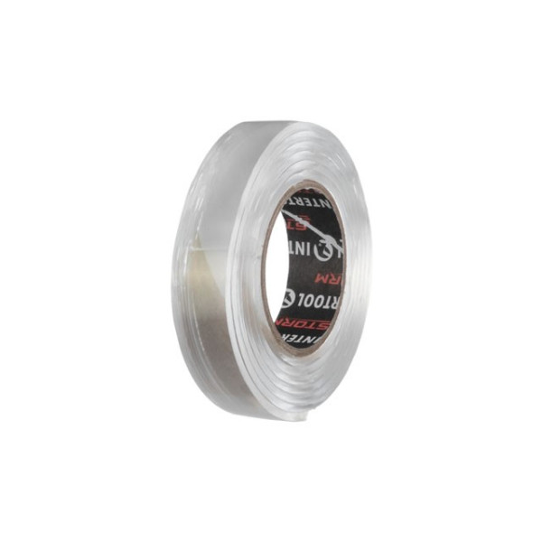 Double-sided adhesive tape DOUBLE FIX, 15 mm*1 m*2 mm, transparent, acrylic, STORM Intertool KT-0826