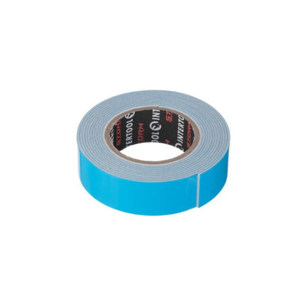Double-sided adhesive tape PROF FIX, 19 mm*2 m*1 mm, white, foamed polyethylene, STORM Intertool KT-0821
