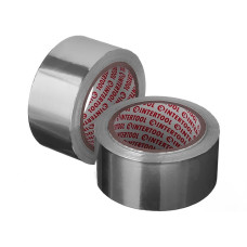 Heat-resistant aluminum tape 50 mm*25 m. Intertool KT-0992