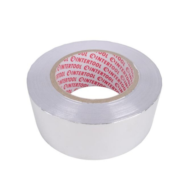 Heat-resistant aluminum tape 50 mm*50 m. Intertool KT-0993