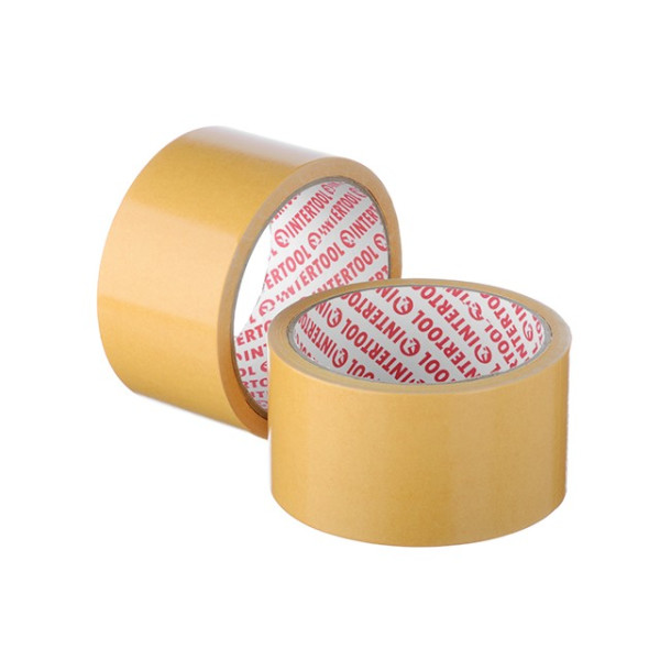 Tape double-sided 50 mm*10 m on a polypropylene base Intertool KT-0952