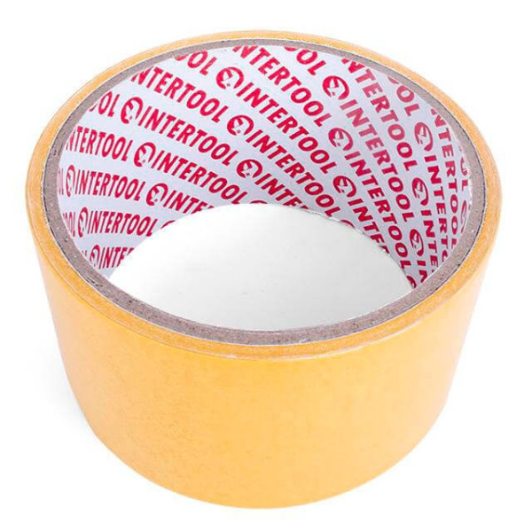 Double-sided tape 50 mm*5 m on a polypropylene base Intertool KT-0951