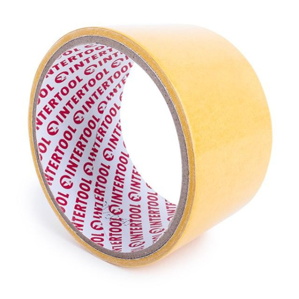 Double-sided tape 50 mm*5 m on a polypropylene base Intertool KT-0951