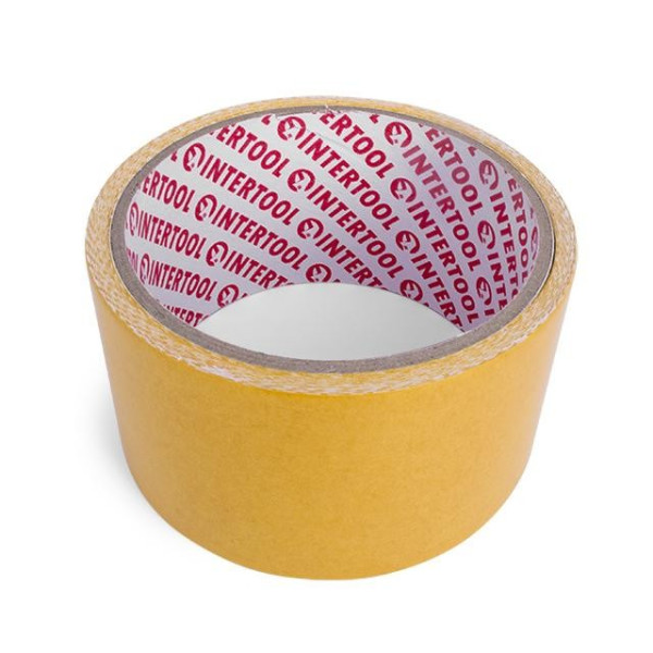 Double-sided tape 50 mm*5 m on a fabric basis Intertool KT-0961