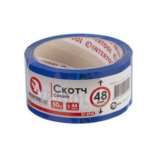 Tape blue 48 mm*50 m*44 μm Intertool KT-0914