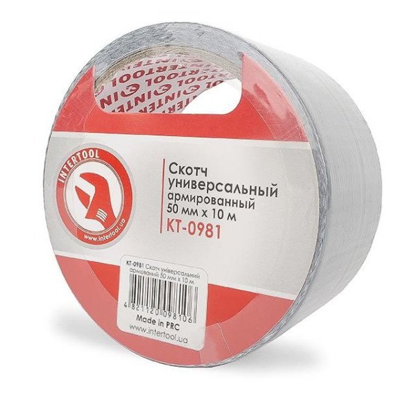 Tape universal reinforced 50 mm*10 m Intertool KT-0981