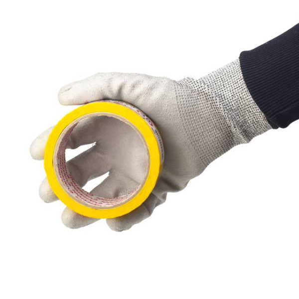 Tape yellow 48 mm*50 m*44 micron Intertool KT-0916