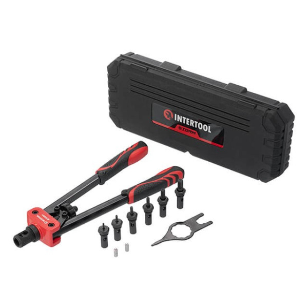 Rivet gun for threaded rivets 360 mm, used rivet M3; M4; M5; M6; M8; M10, Storm Intertool RT-0020