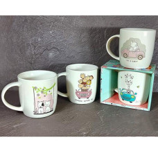 A cup of Сute animals as a gift. 360 ml SNT Ukraine