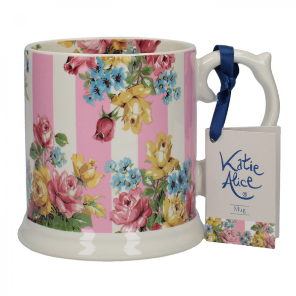 Кружка для чая CreativeTops BLOOMING FANCY Stripe, керамика, 480 мл