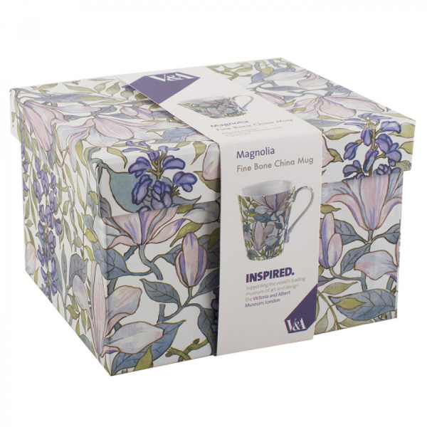 Кружка для чая CreativeTops Fine Bone MAGNOLIA, фарфор, 450 мл
