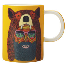 Кружка для чая Maxwell Williams Bear Man MULGA, фарфор, 12 х 8,5 х 11 см, 450 мл