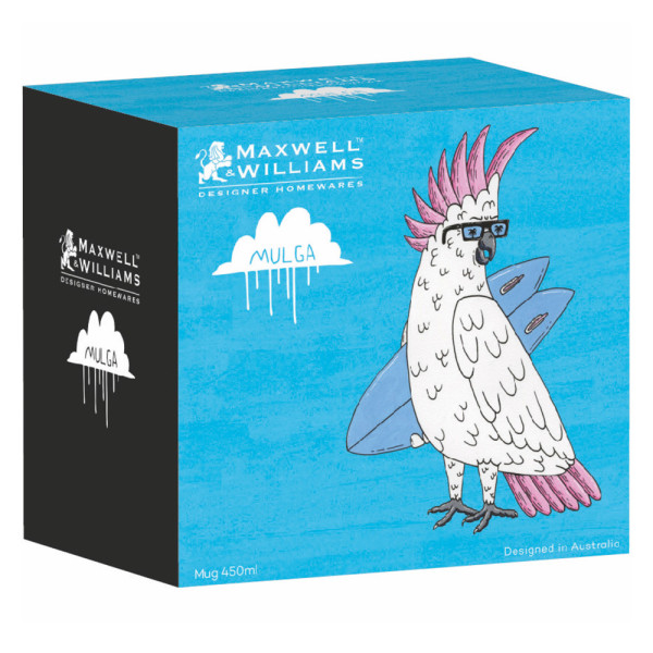 Кружка для чая Maxwell Williams Cockatoo MULGA, фарфор, 12 х 8,5 х 11 см, 450 мл
