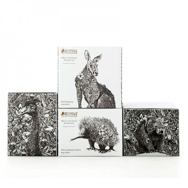 Maxwell Williams Kangaroo MARINI FERLAZZO tea mug, porcelain, 460 ml