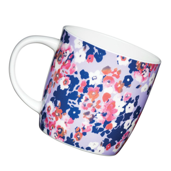 Кружка для чая Painted Ditsy Kitchen Craft, фарфор, 425 мл