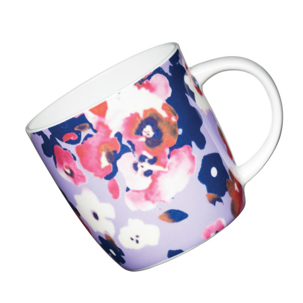 Кружка для чая Painted Flower Kitchen Craft, фарфор, 425 мл