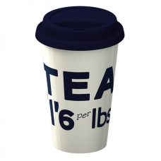 Кружка дорожная CreativeTops Tea, с крышкой, фарфор, 350 мл