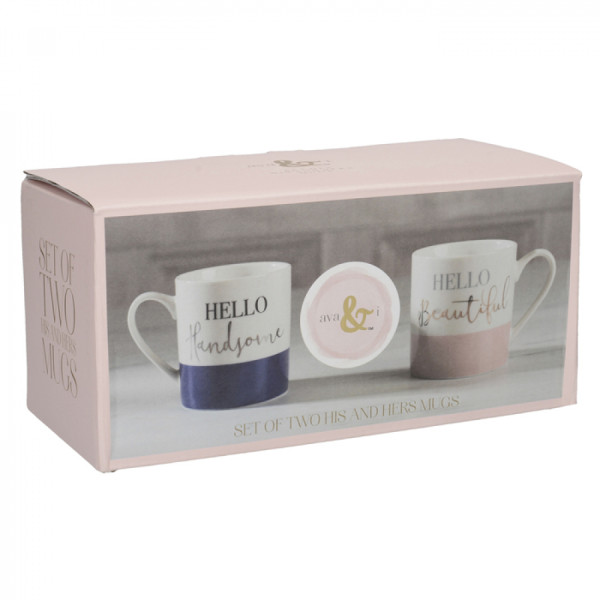 Набор кружек для чая CreativeTops His Hers Special Gift, фарфор, 300 мл, 2 шт.