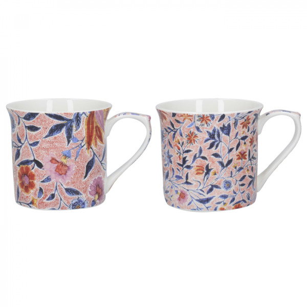 Набор кружек для чая CreativeTops Mughal Flowers Palace Mugs, фарфор, 300 мл, 2 шт.