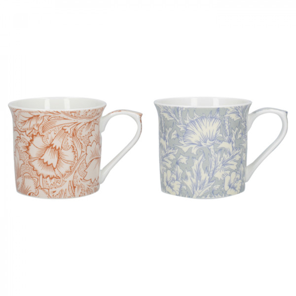 Набор кружек для чая CreativeTops Poppy Palace Mugs, фарфор, 300 мл, 2 шт.