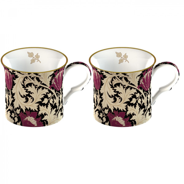 Набор кружек для чая CreativeTops William Morris ANEMONE, фарфор, 2 шт., 300 мл