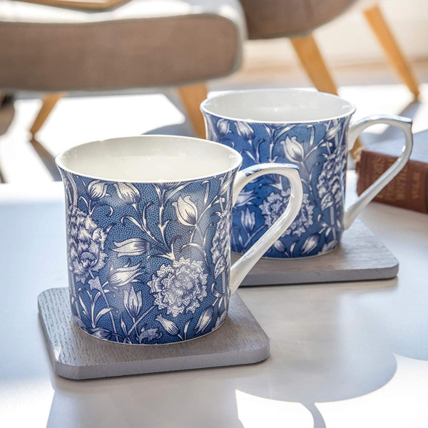 Набор кружек для чая CreativeTops William Morris WILD TULIP, фарфор, 2 шт., 300 мл