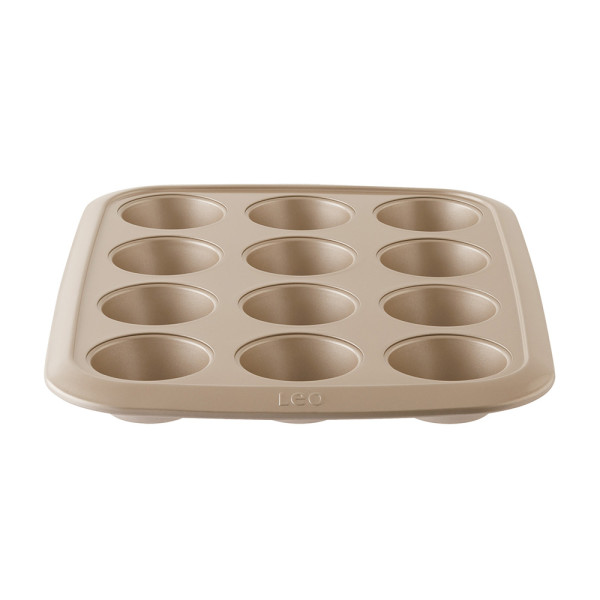 Form for 12 cupcakes BergHOFF LEO BALANCE, rectangular, internal size 6.5 x 2.5 cm