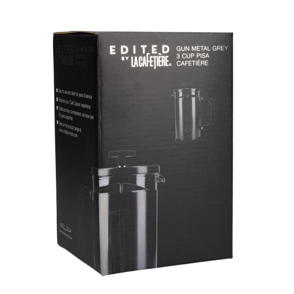 Френч-пресс Kitchen Craft LA CAFETIERE, стальной со стеклянной колбой, 350 мл