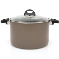 Каструля BergHOFF ECLIPSE з кришкою, сіра, 6,6 л, діаметр 24 см