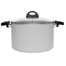 Каструля BergHOFF ECLIPSE з кришкою, сіра, діаметр 24 см, 6,6 л