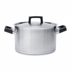Кастрюля BergHOFF RON с металлической крышкой, диаметр 24 см, 6,4л
