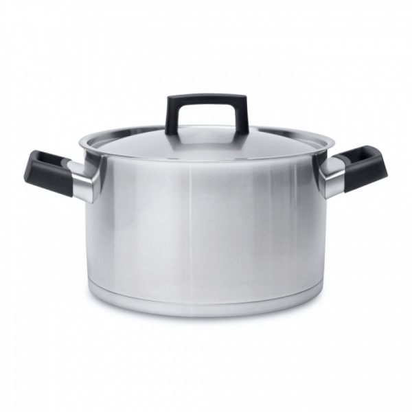Кастрюля BergHOFF RON с металлической крышкой, диаметр 24 см, 6,4л