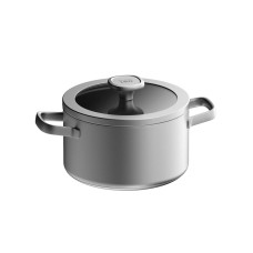 Кастрюля из нержавеющей стали BergHOFF LEO GRAPHITE, диаметр 20 см, 3,4л