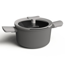 Кастрюля с антипригарным покрытием BergHOFF LEO SHADOW, диаметр 20 см, 3,1л