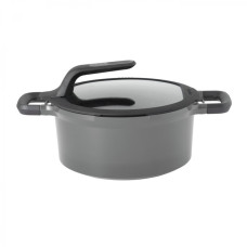 Кастрюля с антипригарным покрытием BergHOFF STAY COOL, серый, диаметр 24 см, 4,7л