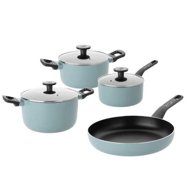 Set of dishes with non-stick coating BergHOFF LEO SLATE, 7 pr.