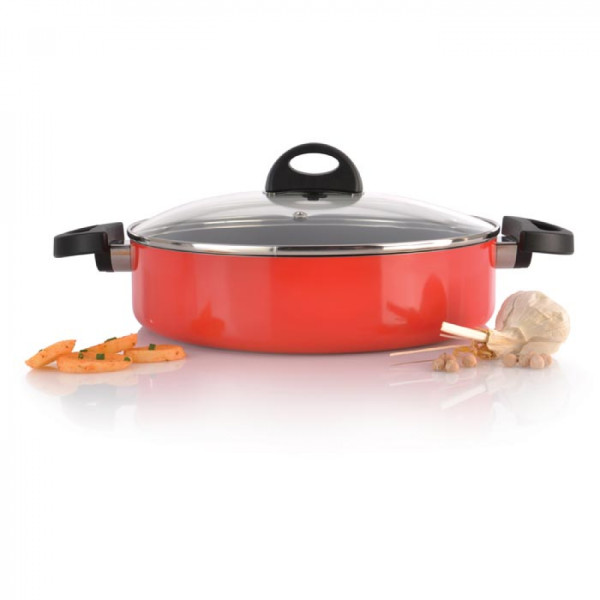 BergHOFF ECLIPSE stand with lid, red, diameter 26 cm, 3.2 l