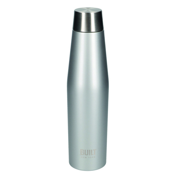 Built Active metal bottle, with double walls, gray, 540 ml