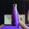 Built metal bottle, with double walls, pink, 500 ml