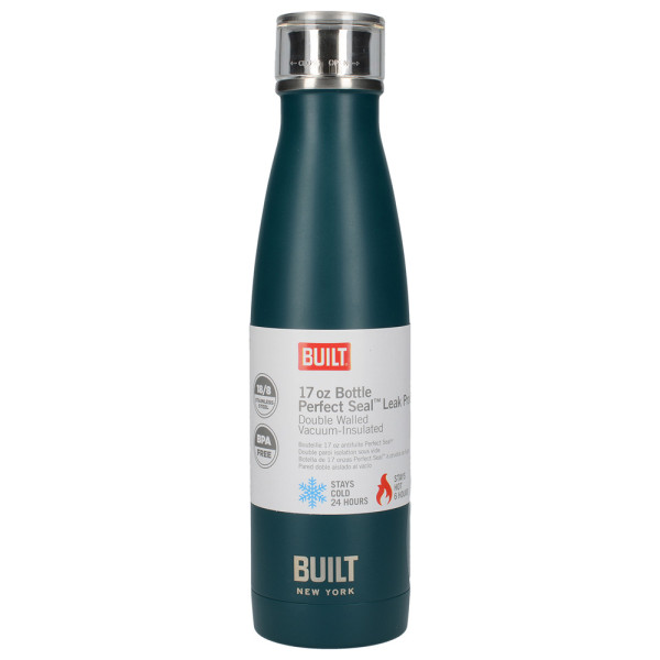 Built Teal metal bottle, with double walls, 500 ml